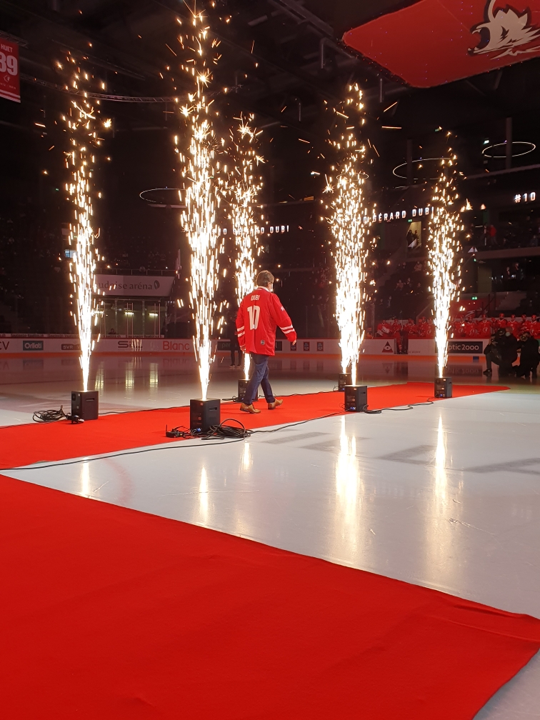 Le Team HM pour la Captain's Night du Lausanne Hockey Club